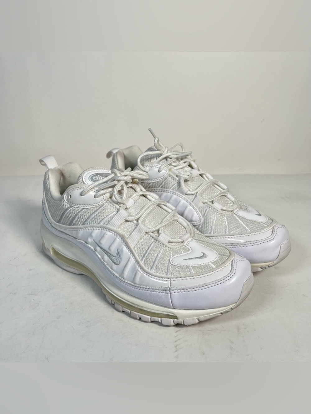 Nike Air Max 98 White Platinum 2019 Mens Size 8 640744-106